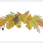 Branch Embroidery Design | Beautiful Autumn Leaves
