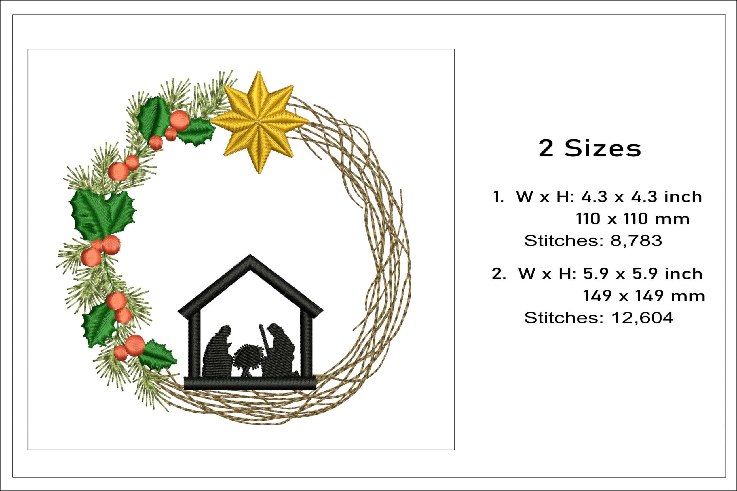 Christmas Wreath Sizes 