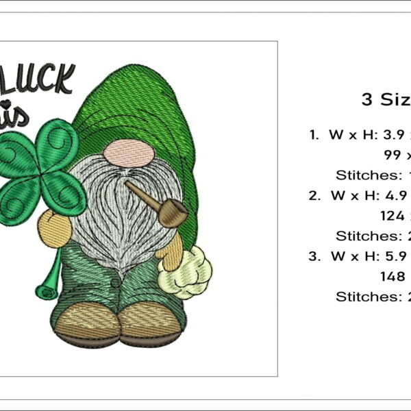 Gnome with clover