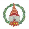 Christmas Wreath With Gnome