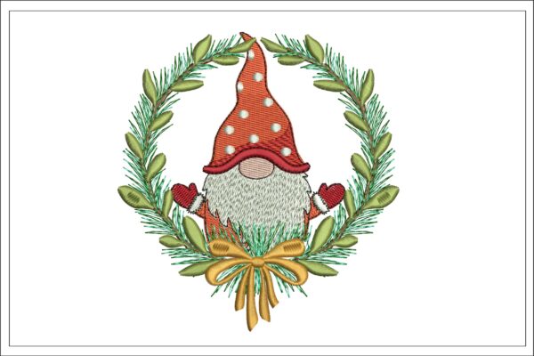 Wreath With Gnome