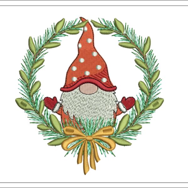 Wreath With Gnome