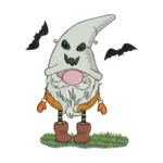 Gnome Ghost Embroidery Design - Machine Embroidery