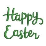 Happy Easter Embroidery Design - Machine Embroidery
