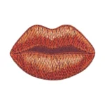 Lips Embroidery Design - Red Lips Embroidery Pattern