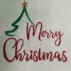Merry Christmas embroidery design 1 - Christmas embroidery pattern