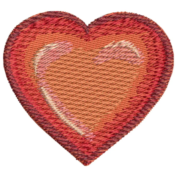 Red heart embroidery design (2) Red heart embroidery design (2)