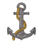 Anchor Embroidery Design - Machine Embroidery Pattern