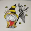 Be kind gnome embroidery design - gnome embroidery pattern - bee embroidery design