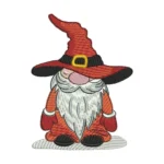 Gnome Santa Embroidery Design - Christmas Embroidery Pattern