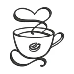 Coffee Embroidery Design - Cup Of Coffee Pattern