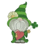Irish Gnome Embroidery Design - Machine Embroidery