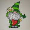 Cute Irish gnome embroidery design - gnome embroidery pattern