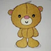 Cute teddy embroidery design - bear embroidery pattern 1