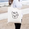 French bulldog embroidery design