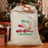 Merry Christmas Santa And Rudolph embroidery design