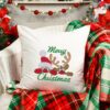 Merry Christmas Santa And Rudolph embroidery design