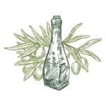 Olive Oil Embroidery Design - Olives Embroidery