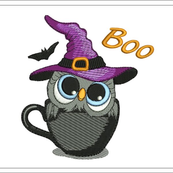 Owl in the cup Halloween