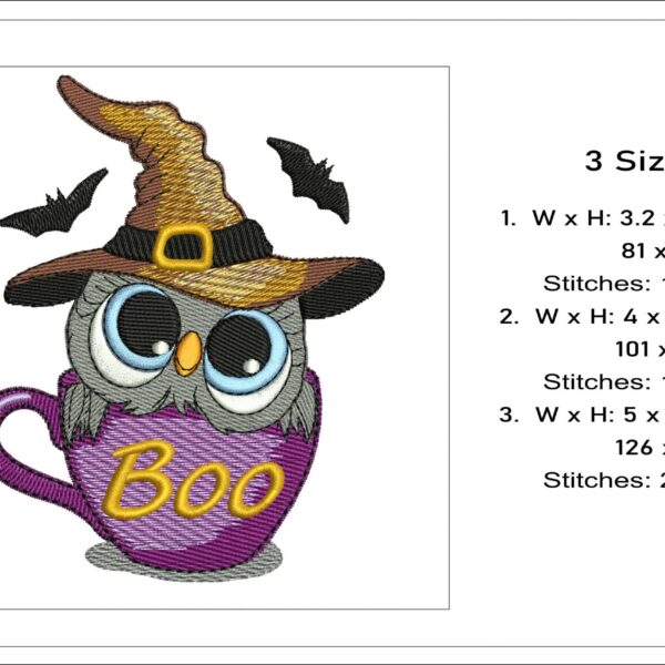 Owl in the cup Halloween