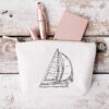 Sailboat embroidery design