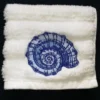 Shell embroidery design 1 - sea shell embroidery design - blue shell embroidery 2