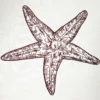 Starfish sketch embroidery design 2 - starfish embroidery pattern - sea creature embroidery