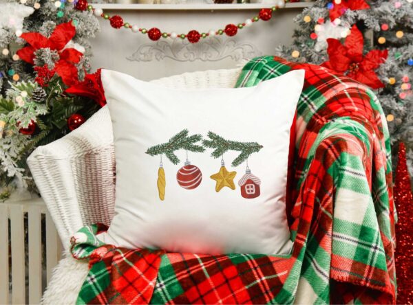 Christmas Branch embroidery design