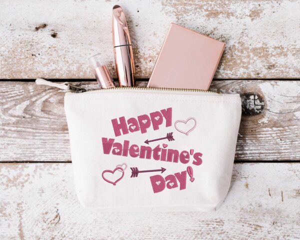 Happy Valentines Day embroidery design