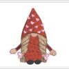 Cute Mrs Gnome embroidery design