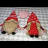 Cute gnome couple embroidery - Mr and Mrs Gnome embroidery design - gnome embroidery pattern