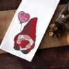 Gnome With Heart embroidery design