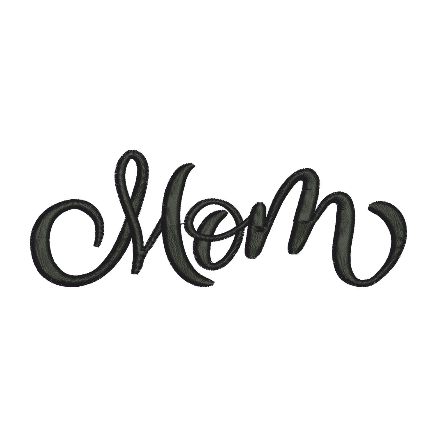 Mom Embroidery Design – Simple & Elegant Mom Pattern