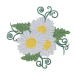 Daisies Embroidery Design - Instant Download