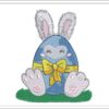 Bunny Egg embroidery design