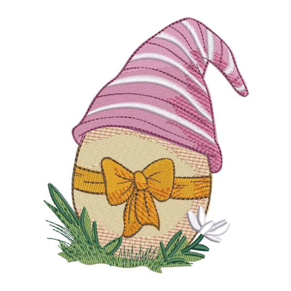 Easter egg embroidery design - cute egg embroidery pattern 1