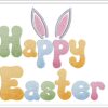 Happy Easter embroidery design