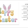 Happy Easter embroidery design