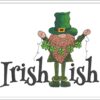 Irishish Gnome embroidery design