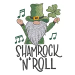 St. Patrick's Day Gnome Embroidery Design - Shamrock N Roll