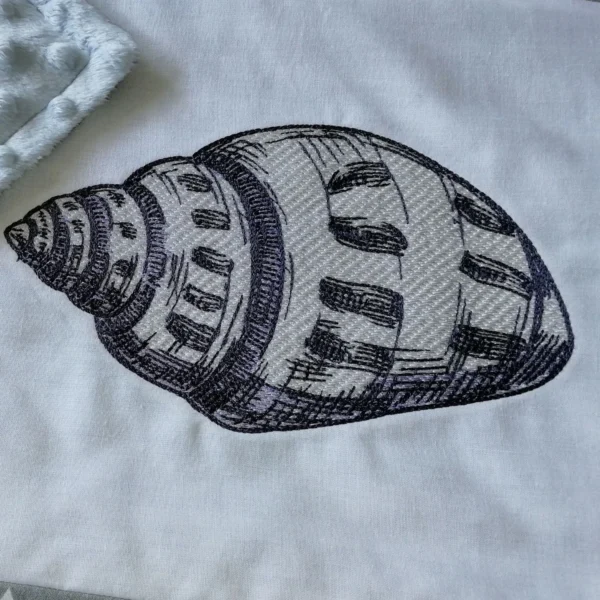 Shell embroidery design 2 - beach embroidery pattern - holiday embroidery 2