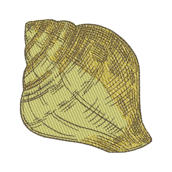 Shell embroidery design 3 - sea shell embroidery - beach embroidery pattern 1