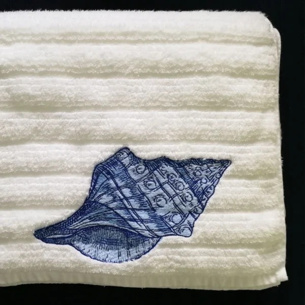 Shell embroidery design 4 - sea shell embroidery - beach embroidery pattern 2