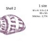 Small Shells Sketch embroidery design