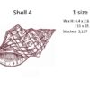 Small Shells Sketch embroidery design