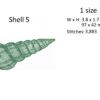 Small shells collection embroidery designs