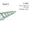 Small Shells Sketch embroidery design