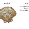 Small shells collection embroidery designs