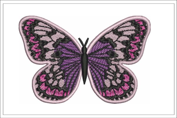 Free Standing Butterfly embroidery design