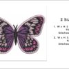 Free Standing Butterfly embroidery design